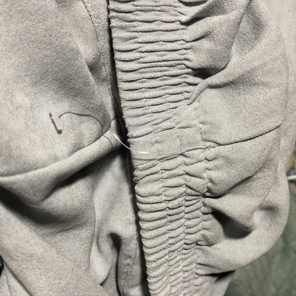 Never worn! Alfred Dunner plus size 18 sateen straight leg pants gray - Picture 4 of 8